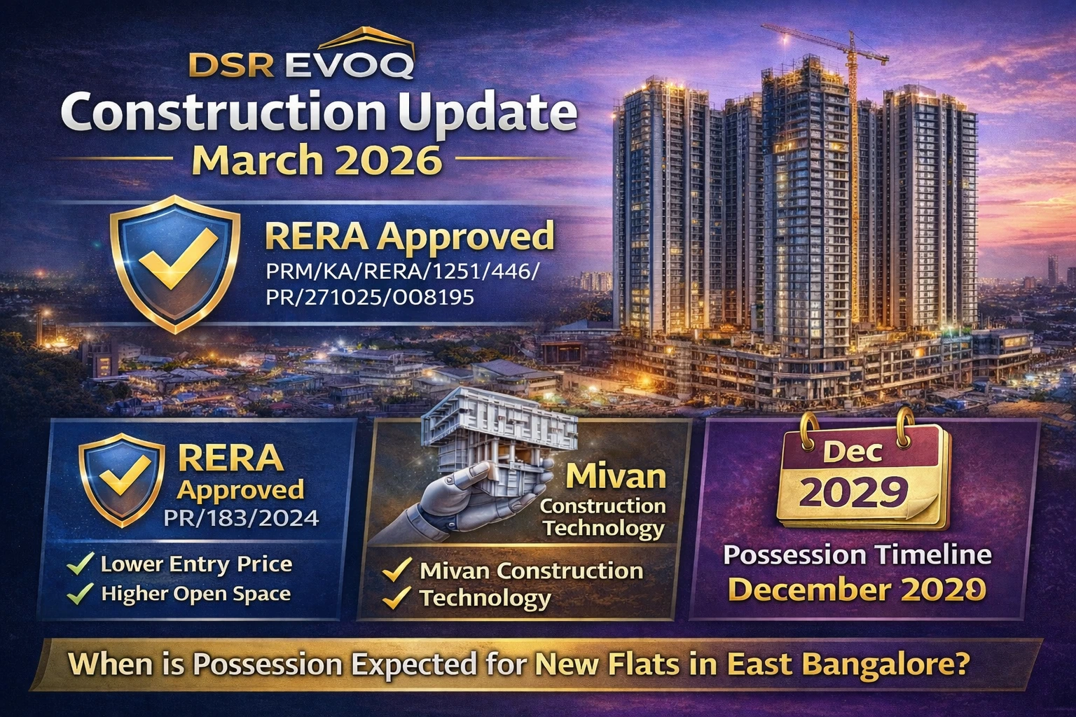 dsr-evoq-construction-update-march-2026-rera-status